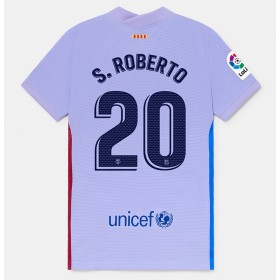 Jalkapallo Pelipaidat FC Barcelona Sergi Roberto 20 Vieraspaita 2021-2022 Lyhythihainen